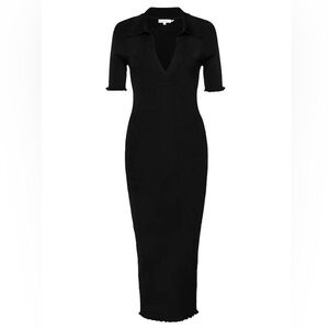 Good American Black Midi Dress NWOT, Size 3 (L)